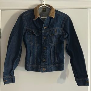 Lee denim jacket corduroy collar
